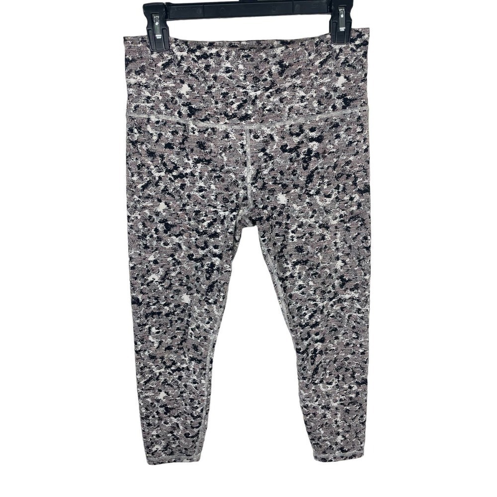 Athleta Elation Textured 7/8 Tight Medium Leggings Ankle Speckled